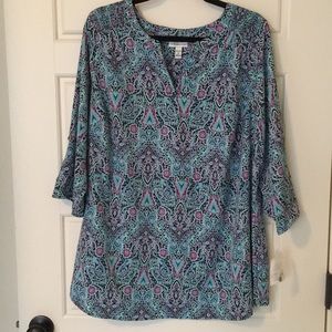 Croft & Barrow Jewel-Tones Tunic